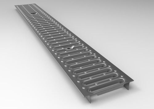 Grille pour caniveau en inox - GRIGLIE STAMPATE PEDONALI - fratelli malin srl - pour espace public / pour applications industrielles