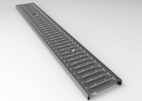 Grille pour caniveau en inox - PEDESTRIAN STAMPED - fratelli malin srl - pour espace public / pour applications industrielles