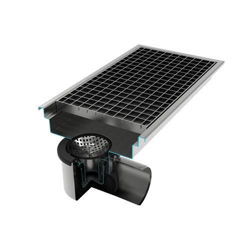 Canal en acier inoxydable - STANDARD - fratelli malin srl - de drainage / perforé