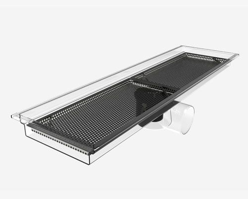 Canal en acier inoxydable - SHEATH - fratelli malin srl - de drainage / perforé