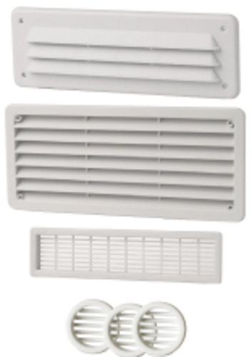 Grille de ventilation en plastique - G I/E AM - PANOL - rectangulaire / ronde / blanche