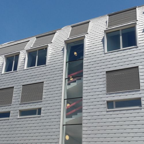 Bardage en lames - PANEVOL - PANOL - en aluminium anodisé / laqué / décoratif