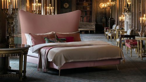 Lit double - AMELIA 01 - Savoir Beds - classique / tapissé / avec tête de lit