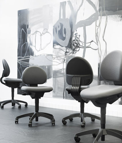 Chaise de bureau contemporaine - EGO CLASSIC - Labofa - en tissu / tapissée / réglable