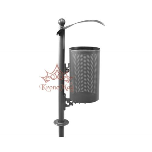 Poubelle en fonte - URBAN 1C.P - KRONEMAG MILLENIUM srl - en tôle perforée / d'extérieur / sur pied