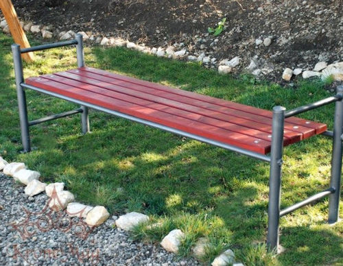 Banc public contemporain - GOTHENBURG - KRONEMAG MILLENIUM srl - en bois / en métal / sans dossier