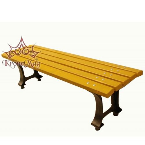 Banc public classique - 711 - KRONEMAG MILLENIUM srl - en bois / en fonte / sans dossier