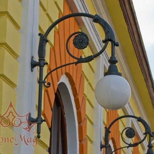 Applique murale classique - ME143L.GLOBE400 - KRONEMAG MILLENIUM srl - d'extérieur / en fonte / sphérique
