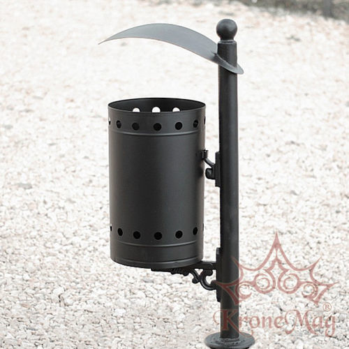 Poubelle publique - URBAN.1.C - KRONEMAG MILLENIUM srl - sur pied / en fonte / avec couvercle