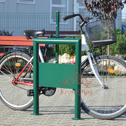 Range-vélo au sol - CYCLE-1P - KRONEMAG MILLENIUM srl - publicitaire / pour espace public / pour les zones urbaines