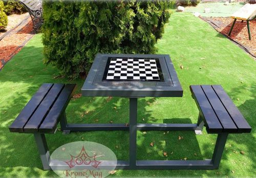 Table d'échecs d'extérieur - CAMPINA - KRONEMAG MILLENIUM srl - contemporaine / pour espace public / en bois