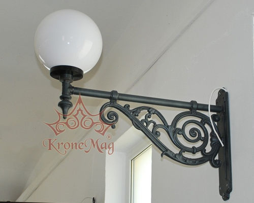 Applique murale classique - ME548.GLOBE400 - KRONEMAG MILLENIUM srl - d'extérieur / en fonte / sphérique