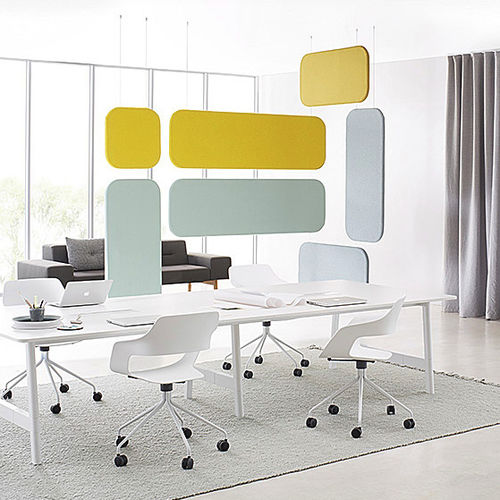 Panneau acoustique mural - PARAVENTO - Ophelis - pour plafond / en tissu / rectangulaire