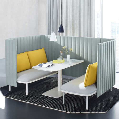 Cabine de bureau acoustique - SUM - Ophelis - pour réunion / en tissu
