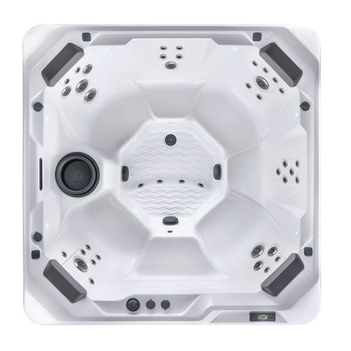 Spa hors-sol - RHYTHM™ - HotSpring® Spas - carré / 7 places / en acrylique