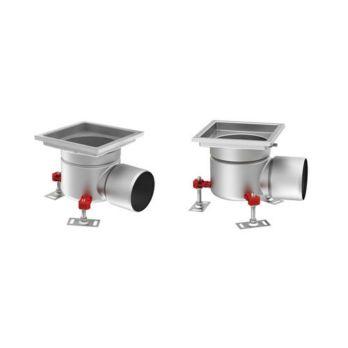 Siphon de sol en acier inox - GULLY SYSTEMS - ACO Building Drainage - pour salle de bain / pour applications industrielles / avec grille