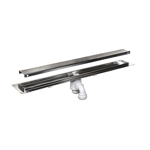 Caniveau de douche en acier inox - ACO Building Drainage - contemporain