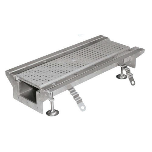 Caniveau à grille - AS201 - ACO Building Drainage - à fente / en acier inox / pour espace public