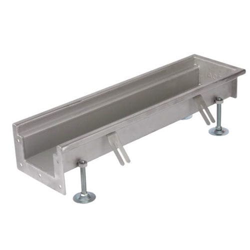 Caniveau à grille - AS301 - ACO Building Drainage - à fente / en acier inox / pour espace public