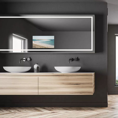 Miroir TV mural - DTF-2702 - HYMAGE - contemporain / rectangulaire / couleur personnalisable
