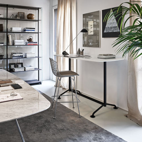 Console contemporaine - Grasshopper - Knoll international - en mélaminé / en stratifié / avec piètement en métal peint