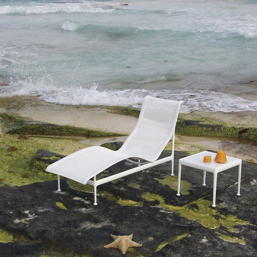 Table basse contemporaine - 1966 - Knoll international - en polyester / en aluminium extrudé / en acier