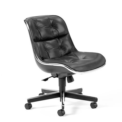 Fauteuil de direction moderne - POLLOCK - Knoll international - en cuir / en polypropylène / en aluminium