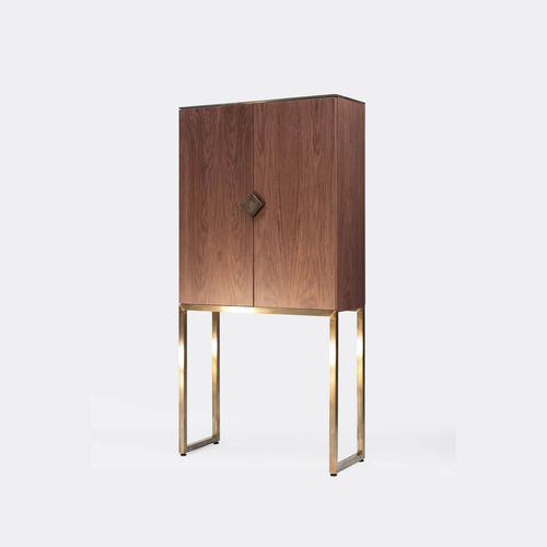 Meuble bar contemporain - BRIGITTE C03 - GHYCZY - en noyer / en chêne / en cerisier