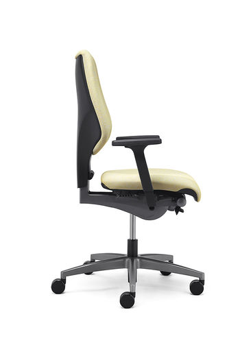 Chaise de bureau contemporaine - 545 - Stoll Giroflex - en tissu / tapissée / à roulettes