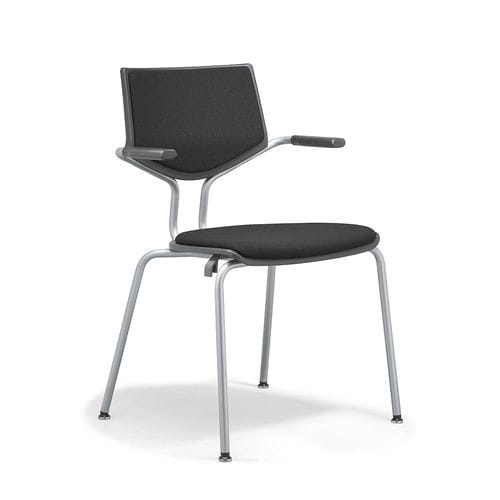 Chaise visiteur contemporaine - 13 - Stoll Giroflex - d'intérieur / en tissu / tapissée