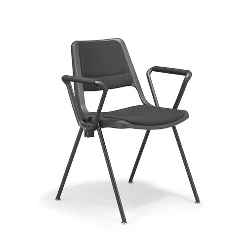 Chaise visiteur contemporaine - 15 - Stoll Giroflex - d'intérieur / en tissu / tapissée