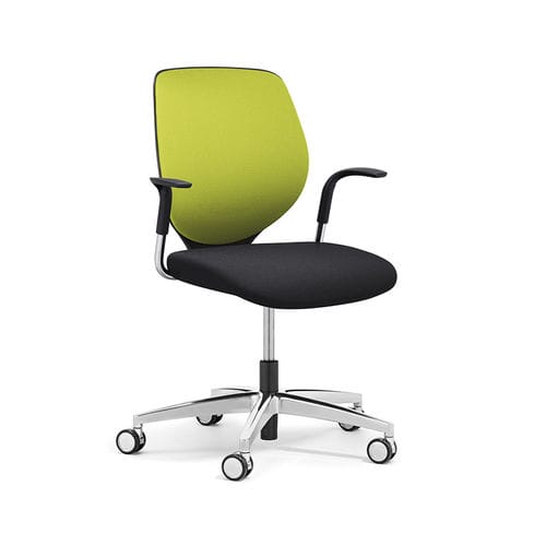 Fauteuil de bureau contemporain - 353 - Stoll Giroflex - en maille / en cuir / en tissu