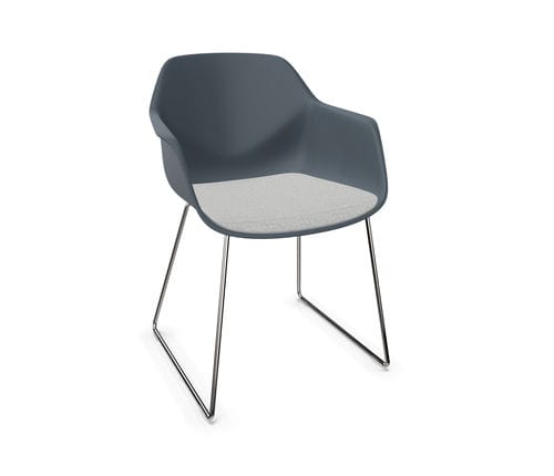 Chaise visiteur contemporaine - FOURME&reg; 88 - Four Design - d'intérieur / en acier / en bio-composite
