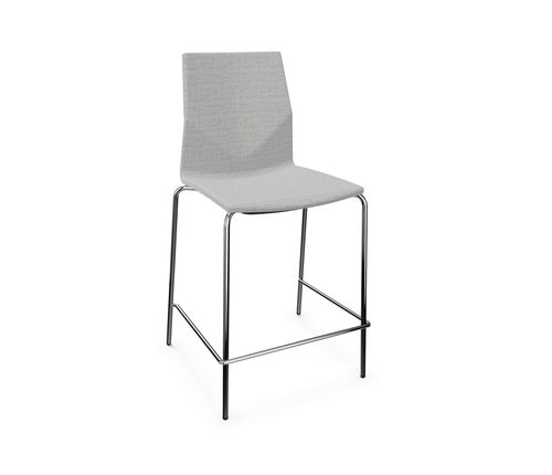 Chaise de bar contemporaine - FOURCAST&reg;2 COUNTER/ HIGH FOUR - Four Design - d'intérieur / en tissu / en acier