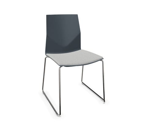Chaise de conférence contemporaine - FOURCAST&reg;2 LINE - Four Design - d'intérieur / en polypropylène / en bois