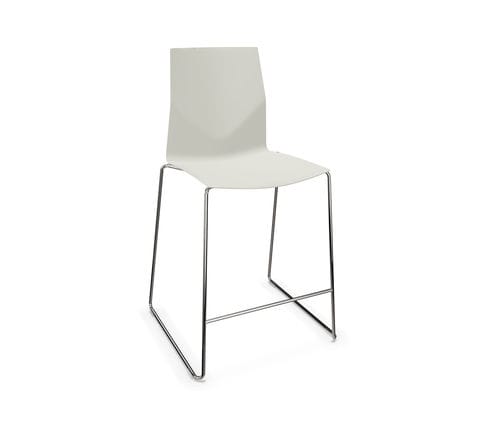 Chaise de bar contemporaine - FOURCAST&reg;2 HIGH/COUNTER - Four Design - d'intérieur / en tissu / en bois