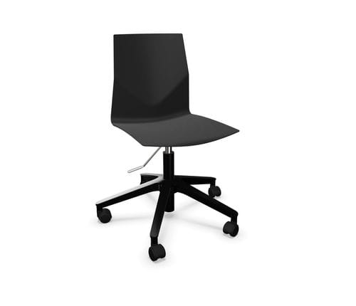 Chaise de conférence contemporaine - FOURCAST&reg;2 WHEELER - Four Design - d'intérieur / en tissu / en polypropylène