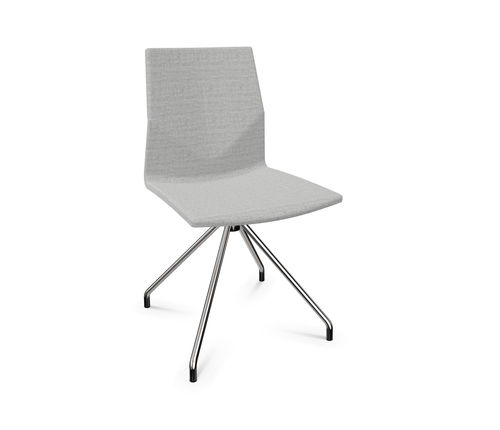 Chaise visiteur contemporaine - FOURCAST&reg;2 ONE - Four Design - d'intérieur / en bois / en acier
