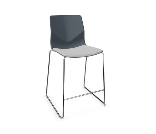 Chaise de bar contemporaine - FOURSURE&reg; 90/105 - Four Design - d'intérieur / en polypropylène / tapissée