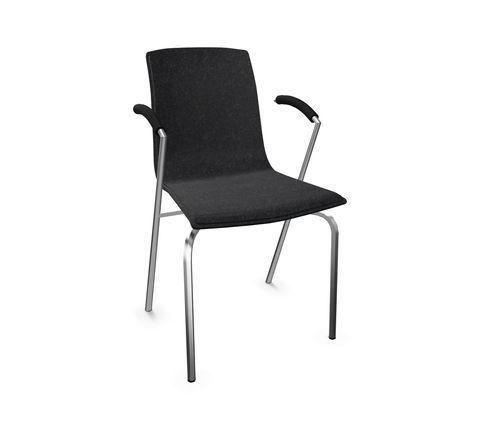 Chaise visiteur contemporaine - G2 - Four Design - d'intérieur / en tissu / tapissée