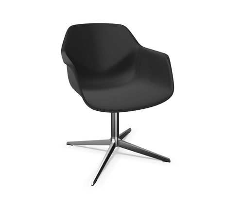 Fauteuil contemporain - FOURME&reg;LOUNGE - Four Design - en aluminium / en bio-composite / gris