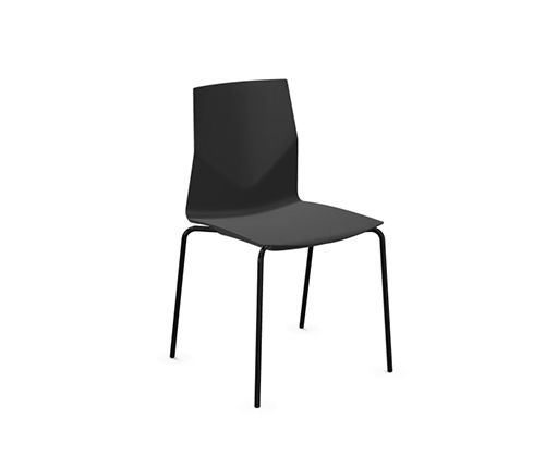 Chaise visiteur contemporaine - FOURCAST&reg;2 FOUR ECO - Four Design - d'intérieur / en acier / en polypropylène