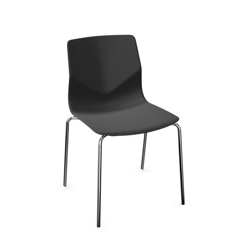 Chaise visiteur contemporaine - FOURSURE&reg; 44 ECO - Four Design - d'intérieur / en acier / en polypropylène
