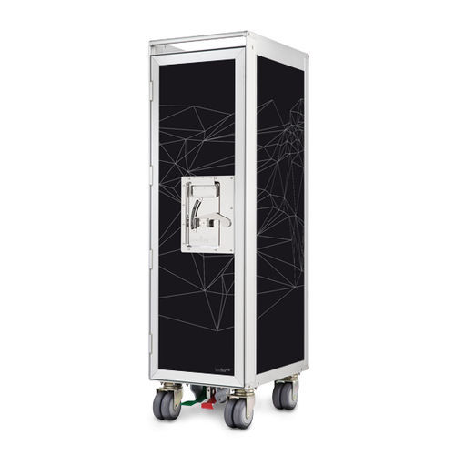 Chariot de service - BORDBAR_NEW NETWORK - bordbar design GmbH - professionnel / personnalisable / en aluminium anodisé