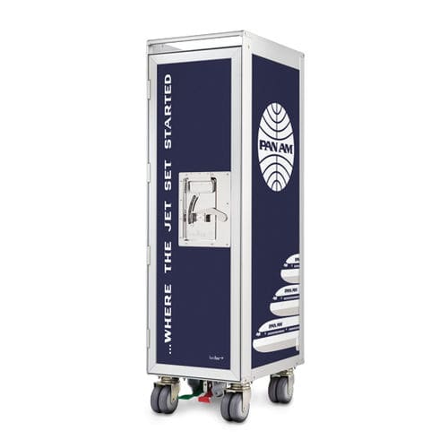 Chariot de service - BORDBAR_NEW PAN AM WINGS - bordbar design GmbH - professionnel / personnalisable / en aluminium anodisé