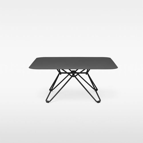Table basse contemporaine - TIO - Massproductions - en acier galvanisé / en stratifié / ronde