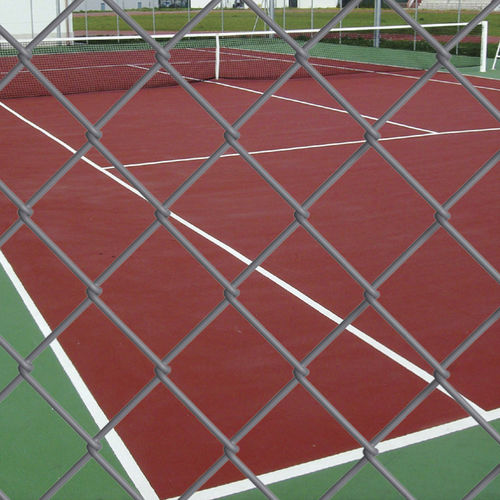 Clôture à simple torsion - IDEAL  - Ferro Bulloni - pour terrain de sport / sportive / en zinc