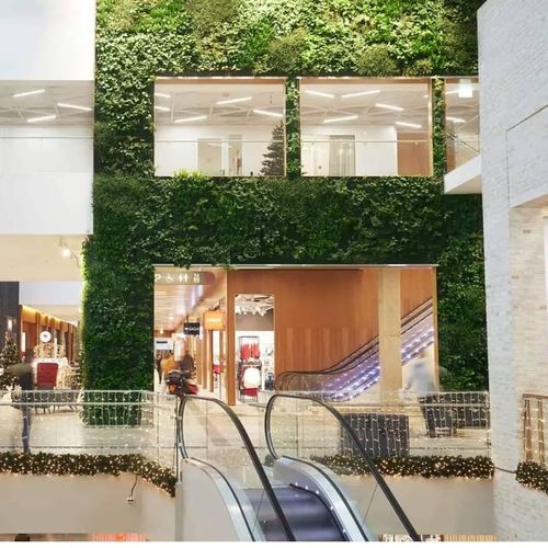 Jardin vertical en végétaux vivants - MÖLNDALS GALLERIA - GREENWORKS SWEDEN - sur mesure / naturel / d'intérieur