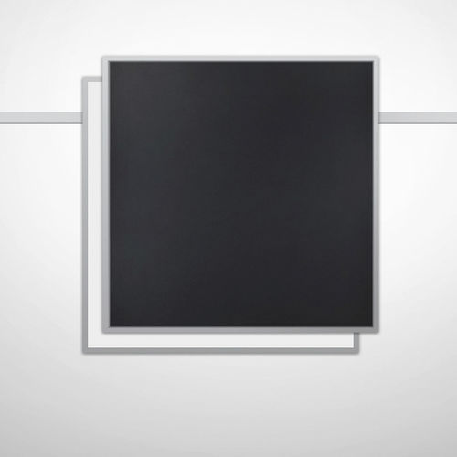 Tableau magnétique - S-223 090 - Adeco - noir / suspendu / professionnel