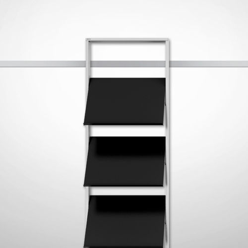 Porte-revues contemporain - S-102 185 - Adeco - professionnel / en aluminium